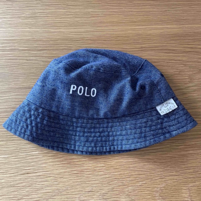 POLO RALPH LAUREN(ポロラルフローレン)の3/31までPOLOデニム風ハット キッズ/ベビー/マタニティのこども用ファッション小物(帽子)の商品写真