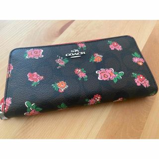 コーチ(COACH)のCOACH 花柄 長財布(財布)