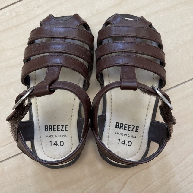 BREEZE(ブリーズ)のBREEZE ベビーサンダル キッズ/ベビー/マタニティのベビー靴/シューズ(~14cm)(サンダル)の商品写真