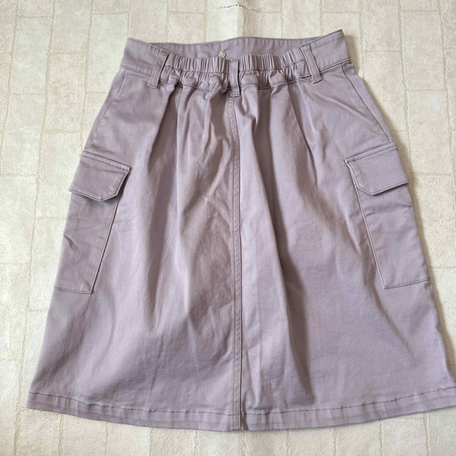 COLZA(コルザ)のHoneys ハーニーズ　コルザ　レディース　台形スカート　薄紫　ライトパープル レディースのスカート(ひざ丈スカート)の商品写真