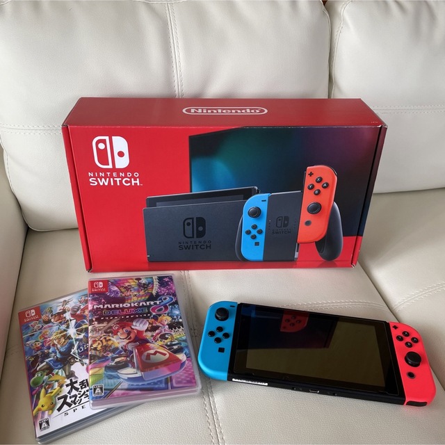 任天堂 Switch 本体 スマッシュブラザーズ マリオカート 8 デラックス