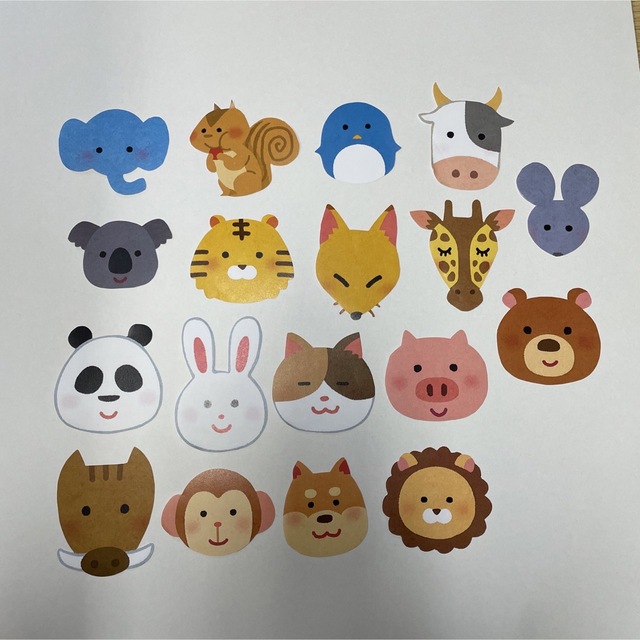 動物 果物 イラスト 保育 素材 キッズ/ベビー/マタニティのおもちゃ(知育玩具)の商品写真