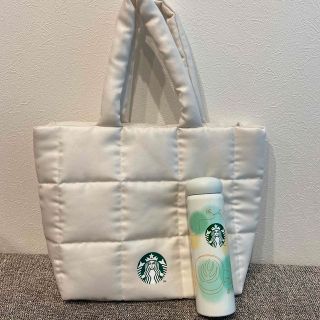 スターバックスコーヒー(Starbucks Coffee)の【新品・未使用】トートバッグ&タンブラーセット(ノベルティグッズ)