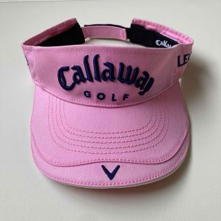 キャロウェイゴルフ(Callaway Golf)のキャロウェイ　ゴルフ　サンバイザー　ピンク(その他)