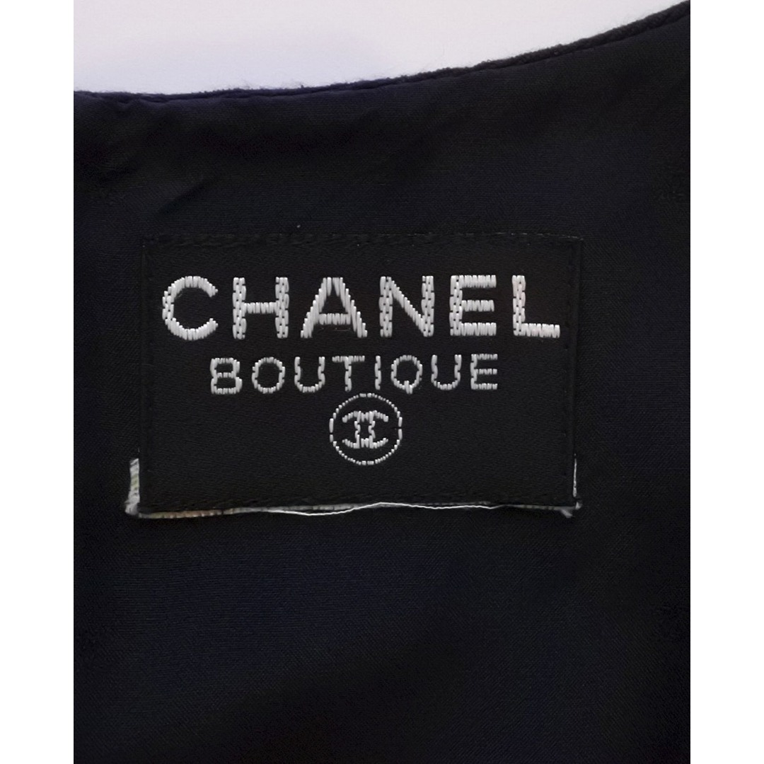 CHANEL(シャネル)の[USED/中古]CHANEL シャネル ワンピース ネイビー ココマークボタン レディース ノースリーブ ネイビー 中古 ai-tdc-013129 レディースのワンピース(その他)の商品写真