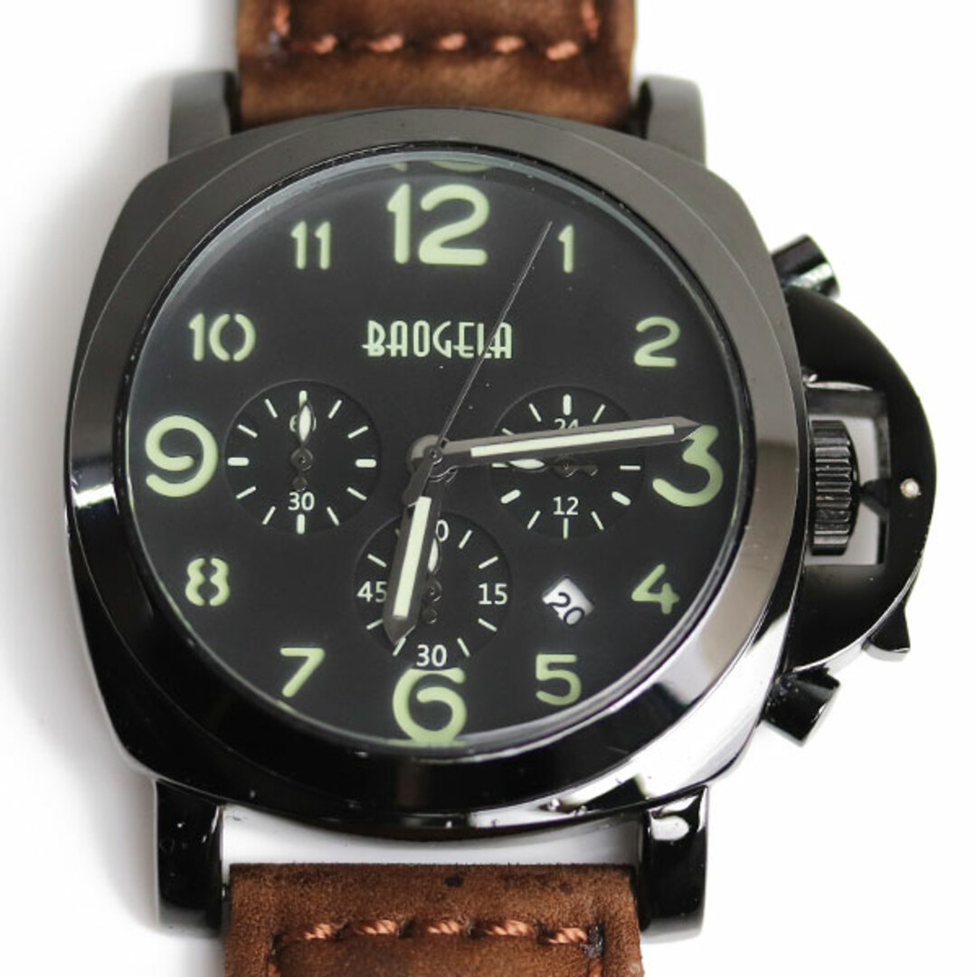 BAOGELA クロノグラフ 腕時計 電池式 M:1702 メンズ