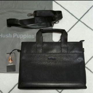 ハッシュパピー(Hush Puppies)のHush Puppies 男性向け ビジネスバッグ(黒)(ビジネスバッグ)