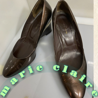 マリクレール(Marie Claire)の靴 ⭐︎marie claire ⭐︎ウエッジソールパンプス 23.5cmEE (ハイヒール/パンプス)