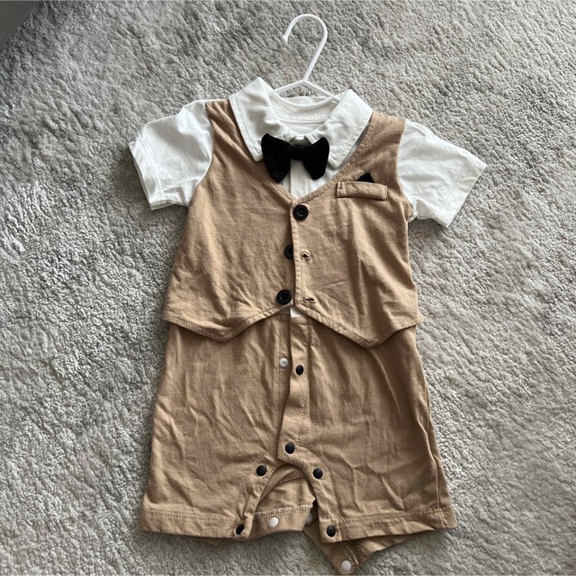 スーツ ロンパース 早い者勝ち キッズ/ベビー/マタニティのキッズ服男の子用(90cm~)(ドレス/フォーマル)の商品写真