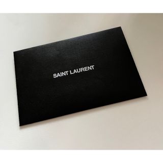 【SAINT LAURENT】封筒 黒 メッセージカード入れ(カード/レター/ラッピング)