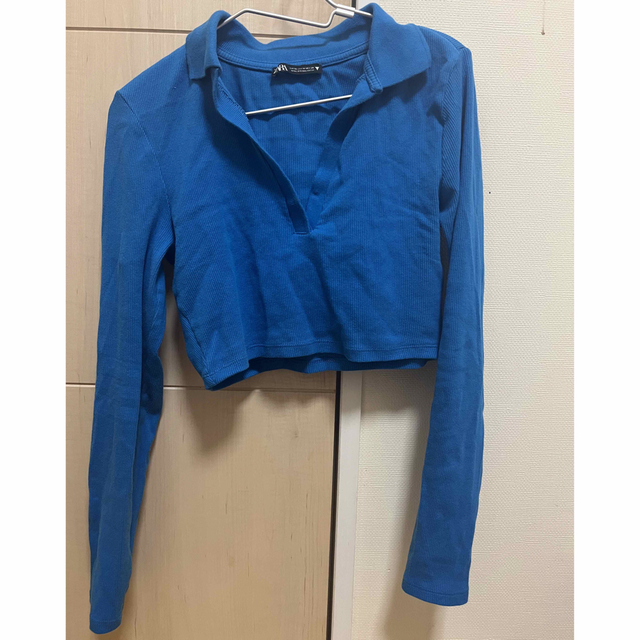 ZARA(ザラ)のZARA ショート丈トップス  レディースのトップス(カットソー(長袖/七分))の商品写真