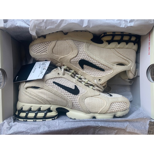 希少　STUSSY NIKE AIR ZOOM SPIRIDON FOSSIL