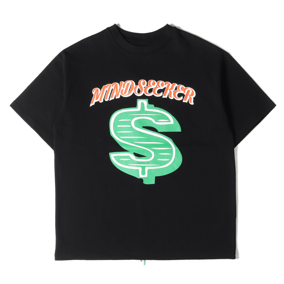 mindseeker マインドシーカー Tシャツ BBC ビリオネアボーイズクラブ コラボロゴ ヘビー クルーネックTシャツ $ T-SHIRT 20SS ブラック 黒 M トップス カットソー 半袖【メンズ】メンズ