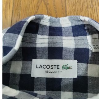 ラコステ(LACOSTE)の★極美品★ラコステ　メンズ　チェックシャツ(シャツ)