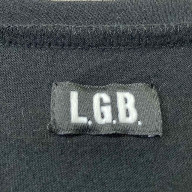 LGB(ルグランブルー)のL.G.B. 半袖カットソー ロンT(ブラックプリント・迷彩柄)2枚 メンズのトップス(Tシャツ/カットソー(半袖/袖なし))の商品写真