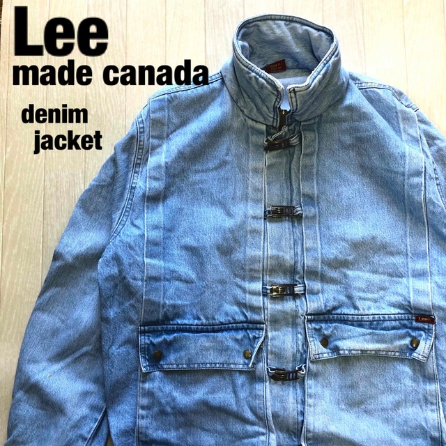 80s Lee デニムジャケット made in canada