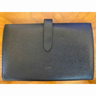 セリーヌ(celine)の【格安】CELINE セリーヌ ラージ ストラップウォレット(長財布)