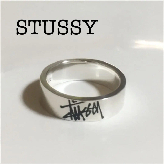 STUSSYステューシーshadow stockシルバーリング