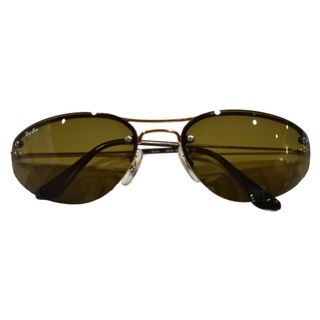 レイバン(Ray-Ban)の【人気☆中古品】Ray-Ban
サングラス RB3155 ブラウン系 　 紫外線対策　メンズ　ファッション　おしゃれ　人気　定番　かっこいい　ギフト【中古】松山久万ノ台店(サングラス/メガネ)