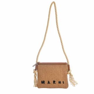 Marni - 【中古】 MARNI マルニ ラフィア ロゴ フリンジ ロープ
