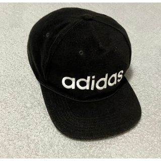 アディダス(adidas)の【美品】adidas キャップ ブラック(キャップ)