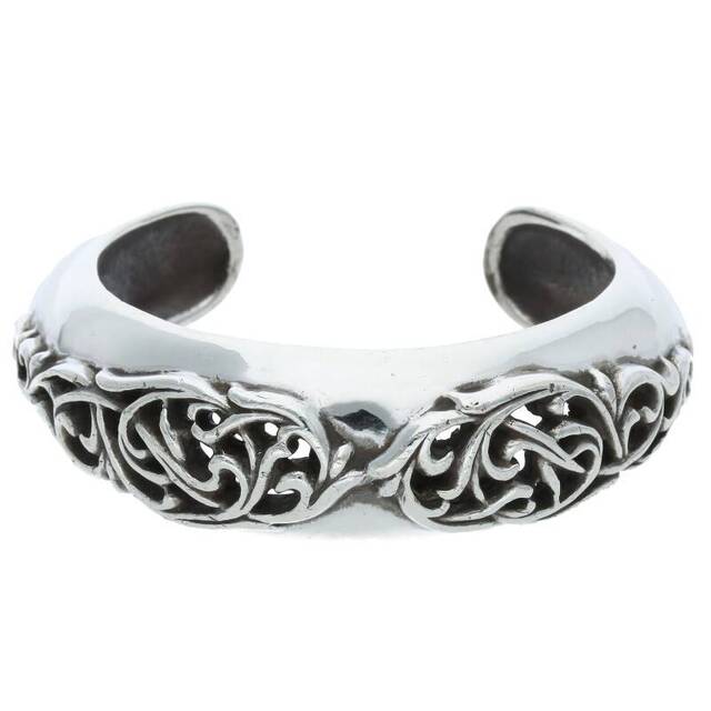 Chrome Hearts クロムハーツ FILIGREE CUFF/フィリグリーバンドカフバングル シルバーブレスレット メンズの通販 by  RINKAN｜クロムハーツならラクマ