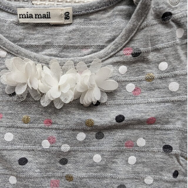 mia mail(ミアメール)のmiamail 80cm カットソー キッズ/ベビー/マタニティのベビー服(~85cm)(シャツ/カットソー)の商品写真