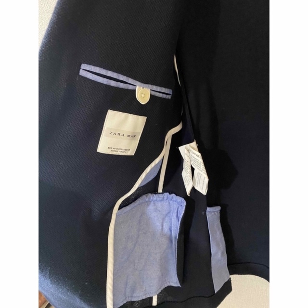 ZARA - 【大人気ブランド】ZARAMAN ネイビージャケット【未使用に近い