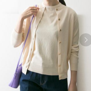 アーバンリサーチ(URBAN RESEARCH)の【美品】URBAN RESEARCHコットンシルクアンサンブルニット(アンサンブル)