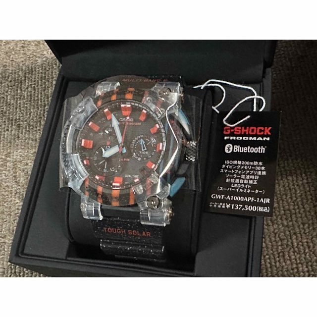 G-SHOCK(ジーショック)のフロッグマン GWF-A1000APF-1AJR  ヤドクガエル メンズの時計(腕時計(アナログ))の商品写真