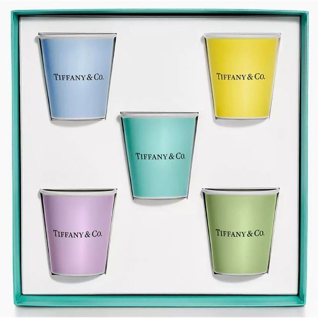 新品未使用 ティファニー コーヒーカップセット ペーパーカップ