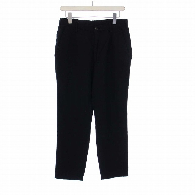 美品 un unbient COTTON WOOL ONE TUCK PANTS