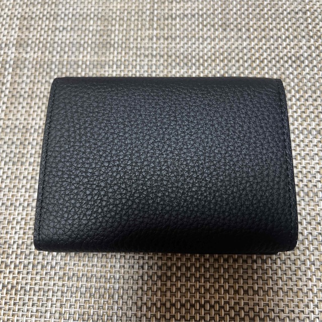 Bottega Veneta(ボッテガヴェネタ)のボナベンチュラ　コンパクト財布　グリーン×黒 メンズのファッション小物(折り財布)の商品写真