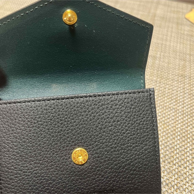 Bottega Veneta(ボッテガヴェネタ)のボナベンチュラ　コンパクト財布　グリーン×黒 メンズのファッション小物(折り財布)の商品写真
