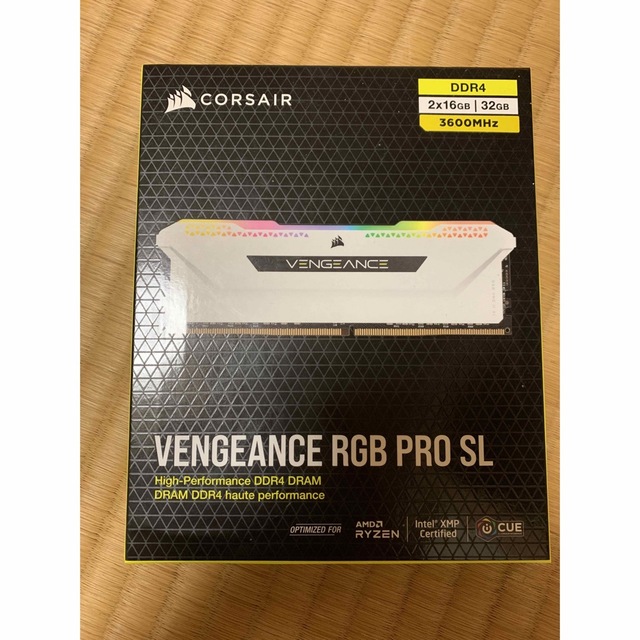 PC/タブレットDDR4メモリ 32GB 3600Mhz VENGEANCE RGB PROSL