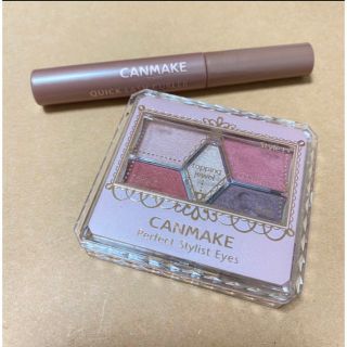 キャンメイク(CANMAKE)の【CANMAKE】クイックラッシュカーラー アイシャドウ 2点セット(マスカラ)