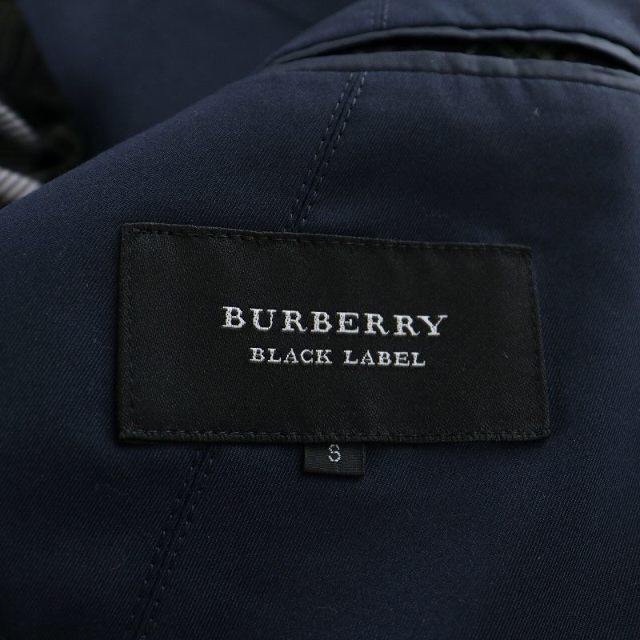 BURBERRY BLACK LABEL(バーバリーブラックレーベル)のバーバリーブラックレーベル スーツ セットアップ 上下 S ウエスト73 紺 メンズのスーツ(スーツジャケット)の商品写真