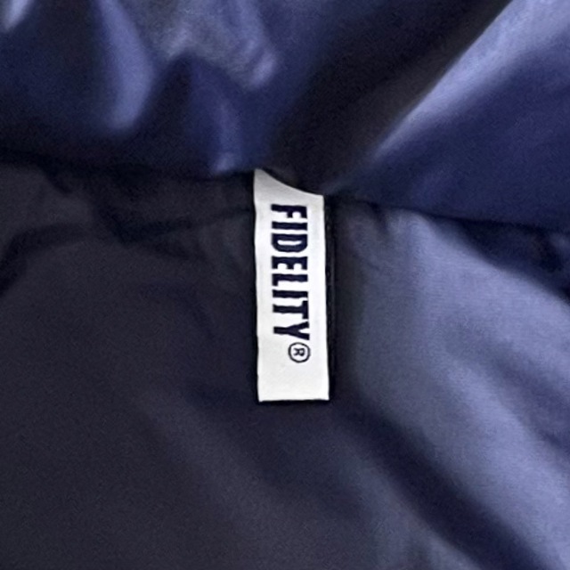 FIDELITY(フェデリティー)のFidelity(USA)ウール/ナイロンリバーシブルダウンベスト　グレー　M メンズのジャケット/アウター(ダウンベスト)の商品写真