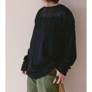 ビューティアンドユースユナイテッドアローズ(BEAUTY&YOUTH UNITED ARROWS)の6 ROKU  サテンコットン T-SHIRT/Tシャツ(Tシャツ(長袖/七分))