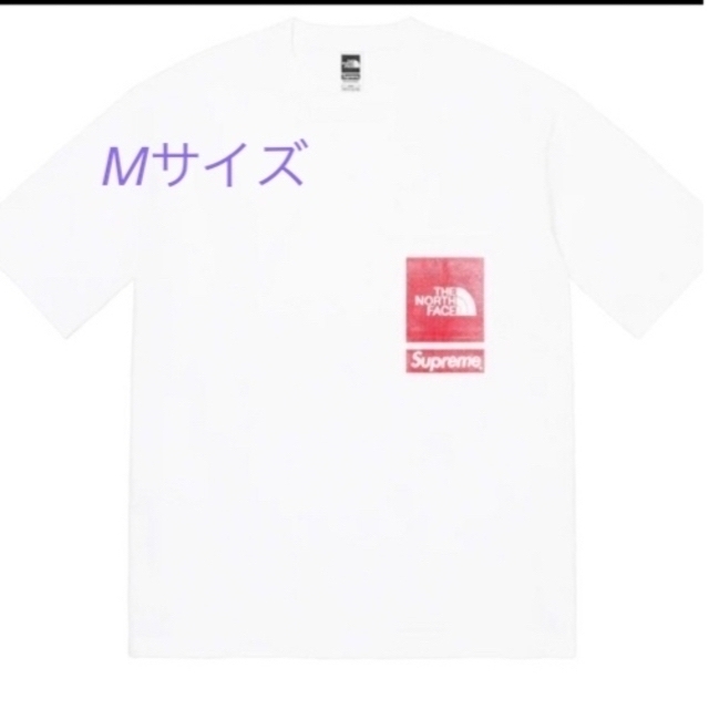 シュプリーム×ノースフェイス　Tシャツ