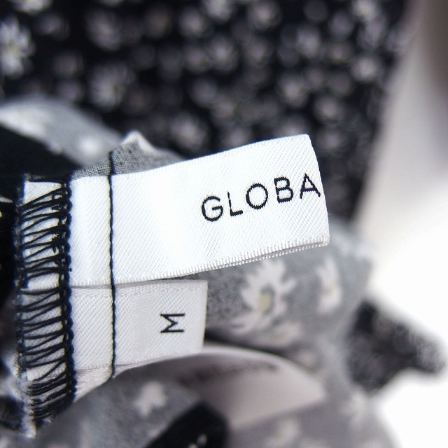 GLOBAL WORK(グローバルワーク)のグローバルワーク ワンピース フレア ロングマキシ丈 ギャザー 花柄 長袖 M  レディースのワンピース(ロングワンピース/マキシワンピース)の商品写真