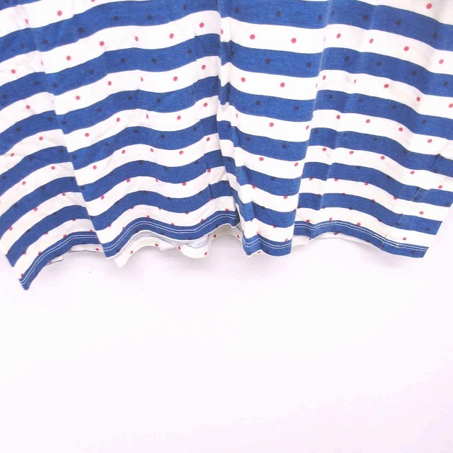 bulle de savon(ビュルデサボン)のビュルデサボン カットソー Tシャツ ラウンドカラー 五分袖 F アイボリー レディースのトップス(その他)の商品写真