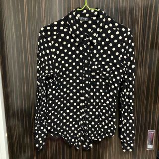 トップショップ(TOPSHOP)のTOPSHOP ドット　シャツ(シャツ/ブラウス(長袖/七分))