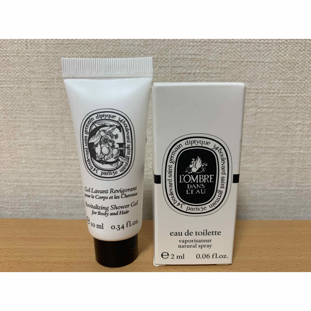 diptyque(ディプティック)のdiptyque オードトワレ ロンブルダンロー & シャワージェル　サンプル コスメ/美容のキット/セット(サンプル/トライアルキット)の商品写真