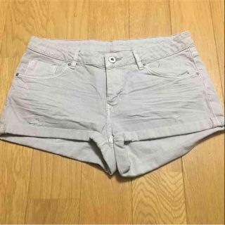 エイチアンドエム(H&M)のH&M ホワイトグレーショートデニム ショートパンツ(ショートパンツ)