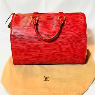 ヴィトン(LOUIS VUITTON) ボストンバッグ(レディース)（レッド/赤色系