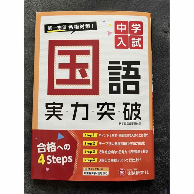 中学入試　国語実力突破 中学入試指導研究会／編著 エンタメ/ホビーの本(語学/参考書)の商品写真