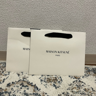 メゾンキツネ(MAISON KITSUNE')のメゾンキツネ　Maison KITSUNE ショッパー　紙袋　2枚セット(ショップ袋)