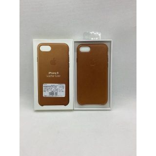 アップル純正　iphone7/8/SE2/SE3 レザーケース(iPhoneケース)