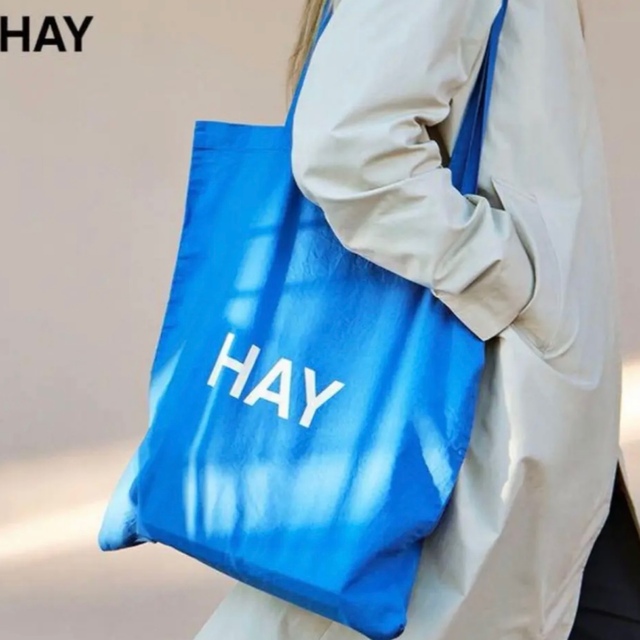 HAY★ヘイ★エコバック★トートバック★ストライプ レディースのバッグ(トートバッグ)の商品写真